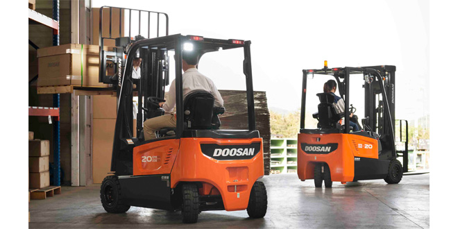 Doosan powers ahead at CV Show 2019