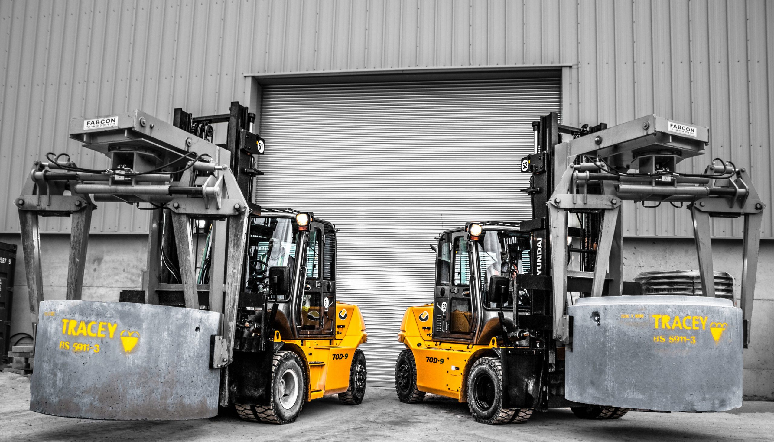 J D Forktrucks Cement Deal with Tracey Concrete