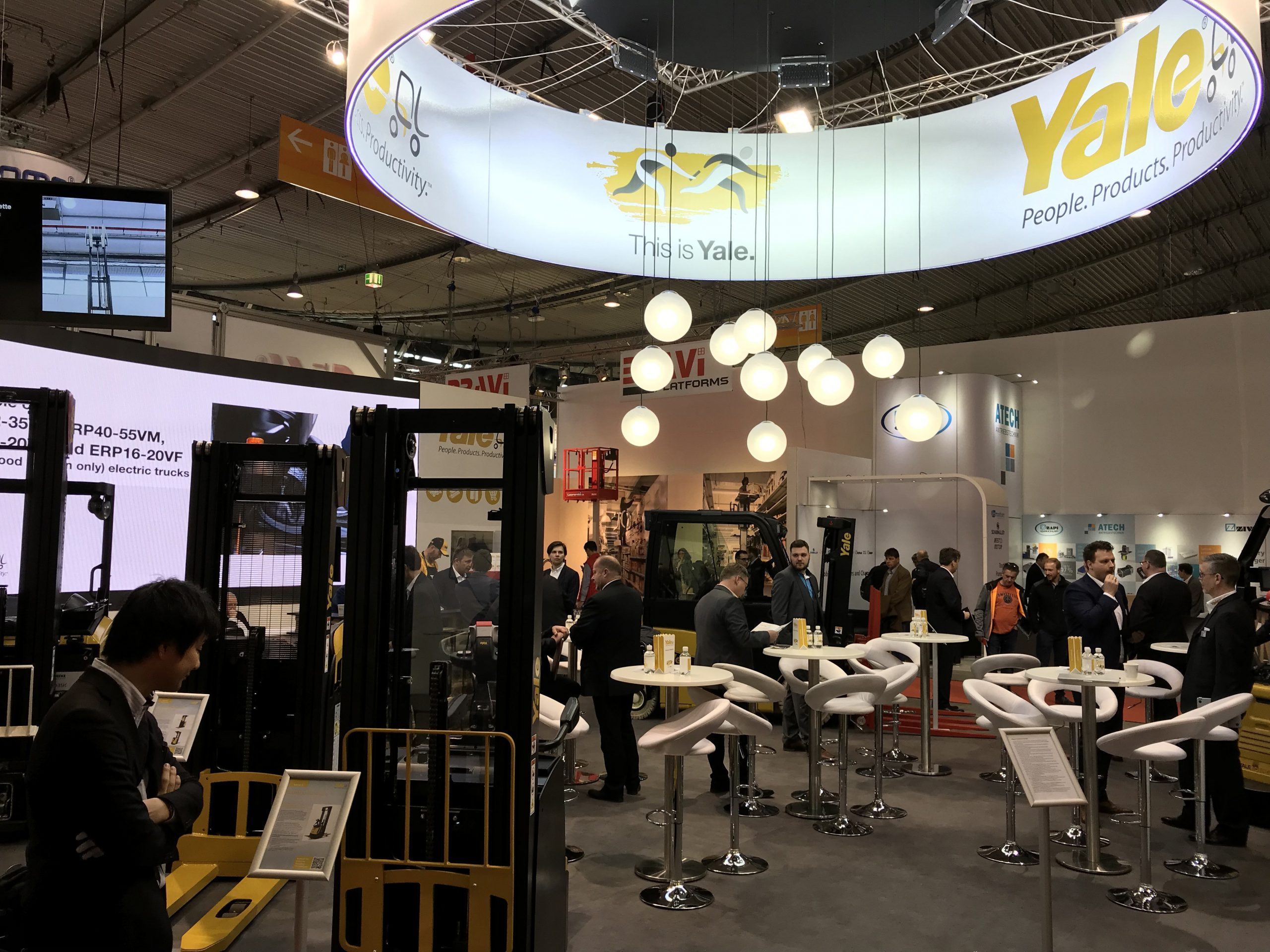 Visitors experience `This is Yale Europe Material Handling` at LogiMAT 2019