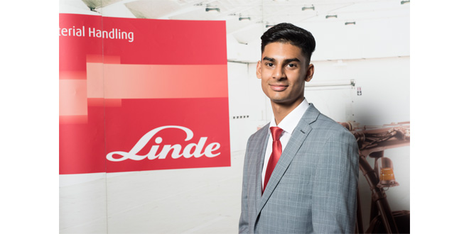 A Linde apprentice from Luton inspires others to consider an apprenticeship