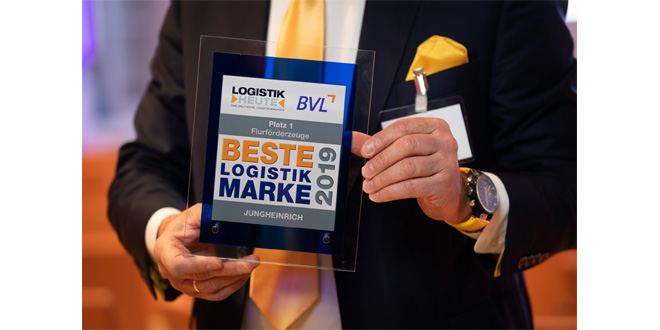 Jungheinrich again honored as Beste Logistik Marke