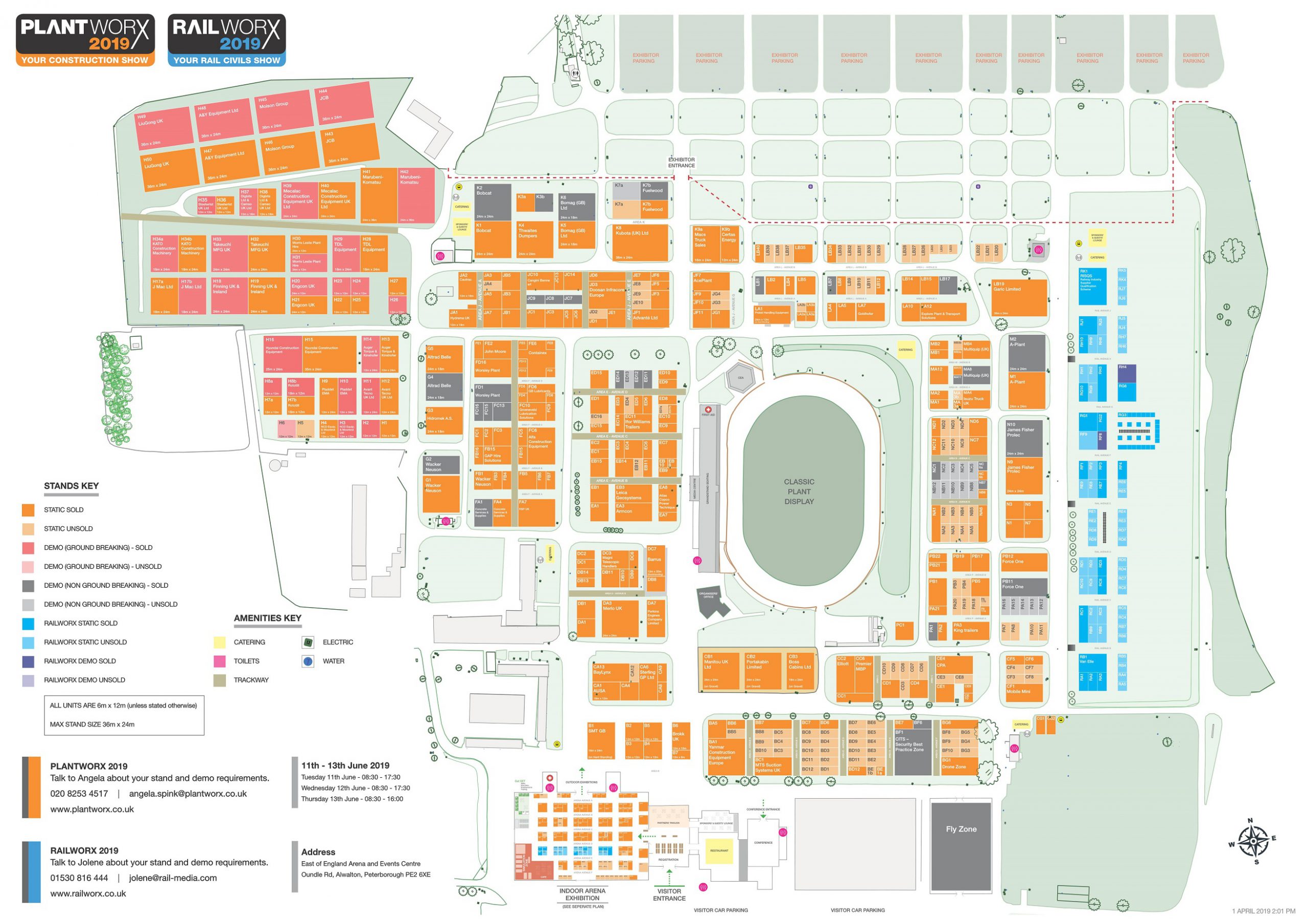 PLANTWORX 2019 Outdoor Site Plan