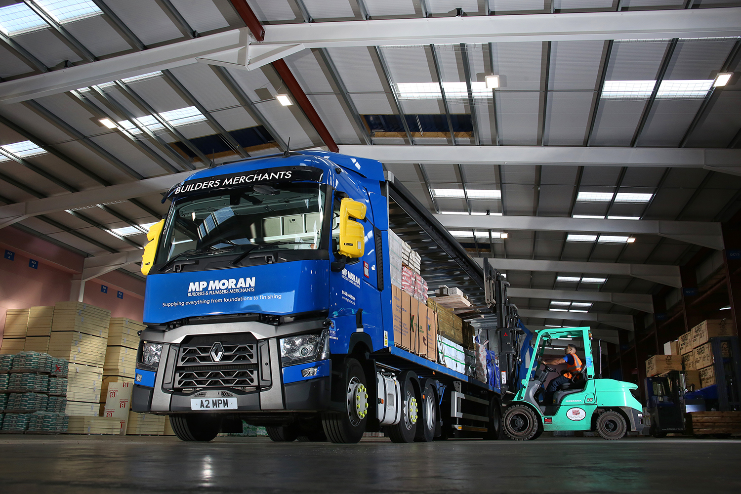 MP MORAN AND SONS BUILDS 100 percent RENAULT TRUCKS FLEET