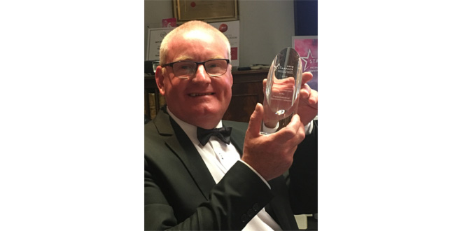 Cepac Martin Hackney with gold award