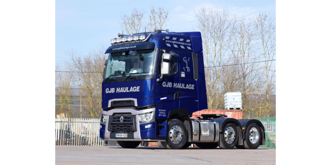 GJB HAULAGE RATES RANGE T520 HIGH FOR LOOKS COMFORT AND DRIVER ACCEPTANCE