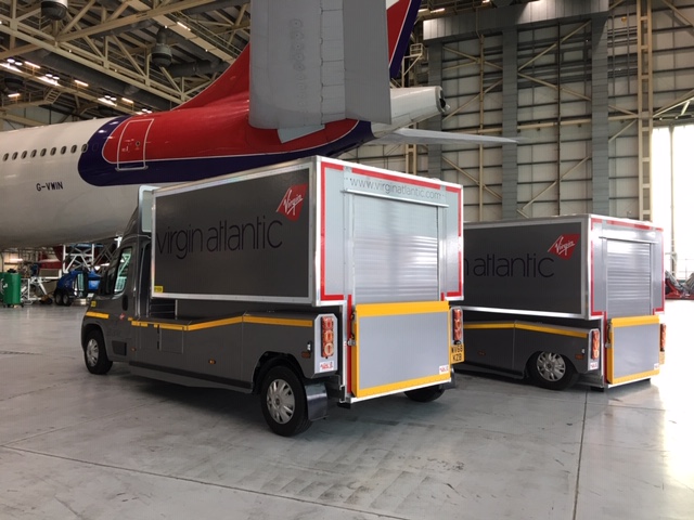 Rushlift GSE kits out Virgin Atlantic with drop box solution for handling aircraft tyres