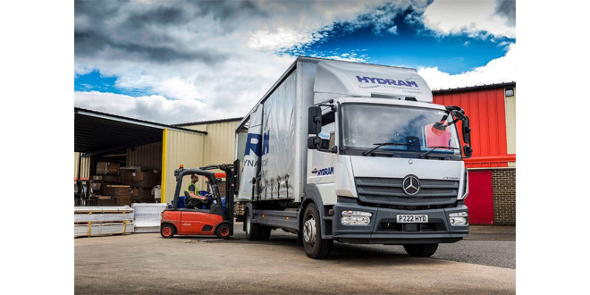 Hydram raises its game with 16-tonne Mercedes-Benz Atego from Bell Truck and Van