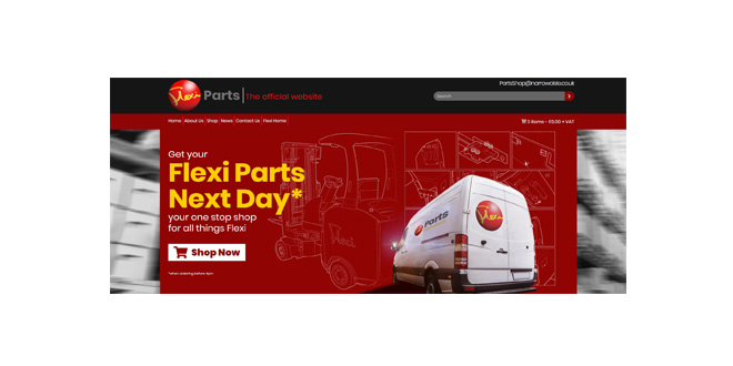 Narrow Aisle launches online Flexi parts store