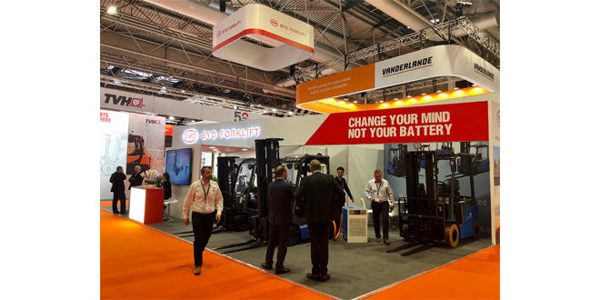 Technology leader BYD debuts warehouse range at IMHX