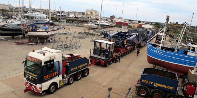 Collett & Sons Cruising Out of Dover with 335 Tonnes