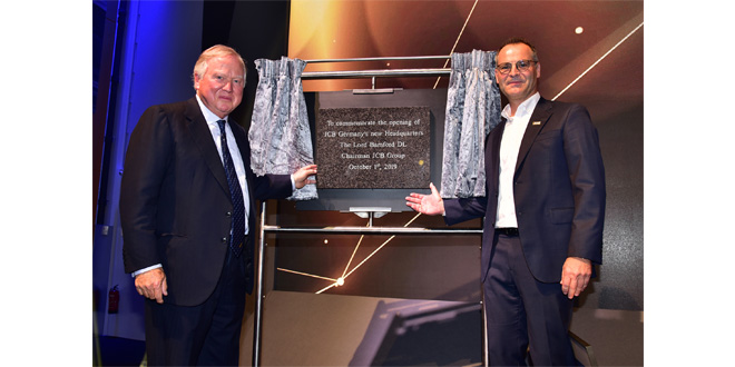 Lord Bamford officially opens new 50 million GBP JCB Germany HQ