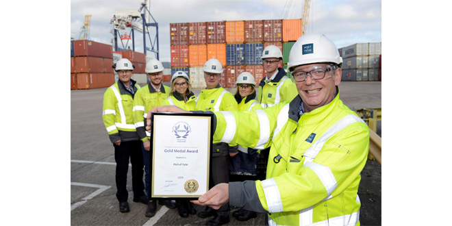 Port of Tyne awarded RoSPA Gold Medal for Health and Safety practices