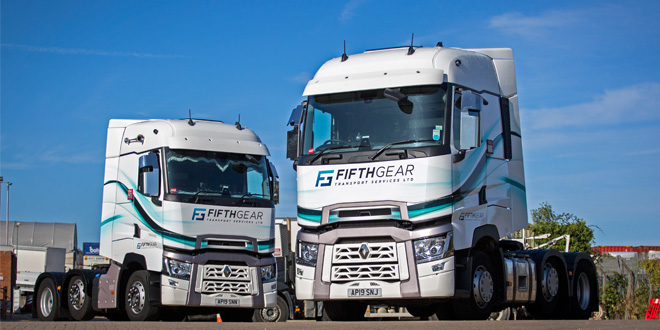 RANGE T HIGH TO SHOWCASE FIFTH GEAR TRANSPORT`S NEW LIVERY
