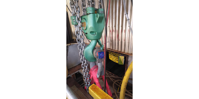 SP Load Shackles and Air Hoists for Exchanger Installations at Refinery