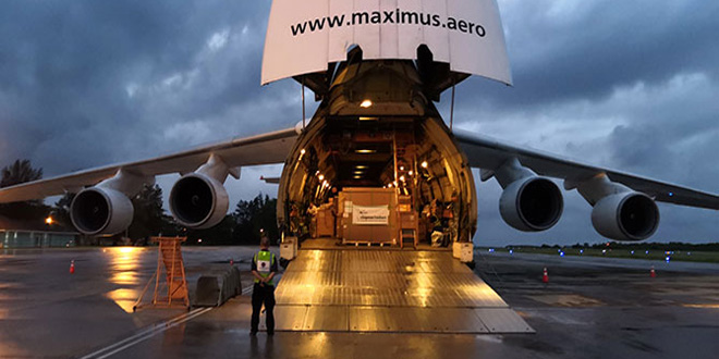 Chapman Freeborn successfully deliver MRI machine to the Maldives
