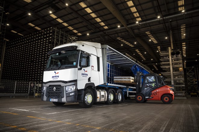 RENAULT TRUCKS PERKS UP PERKINS DISTRIBUTION