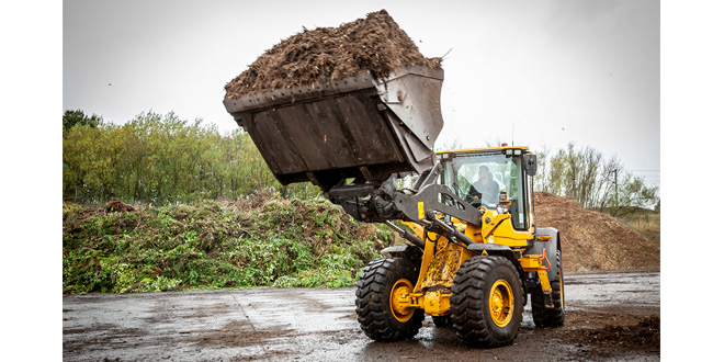 Volvo values maintained at Greener Composting Ltd