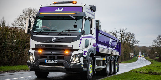 JET PLANT HIRE FMX 8X4 TRIDEM CHASSIS COMPLETES A VOLVO RANGE CHANGE