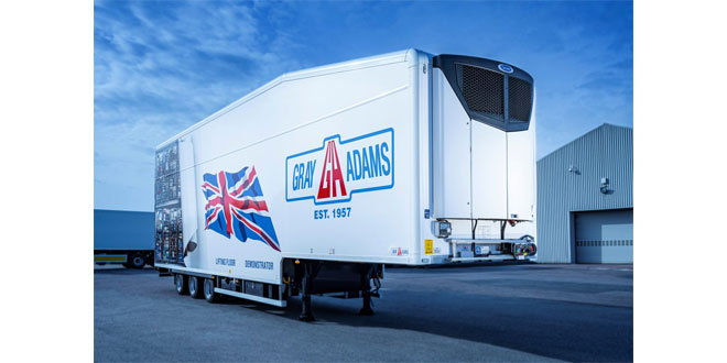 Carrier Transicold Vector HE 19 Unit Cools Gray & Adams Lifting Deck Demonstrator
