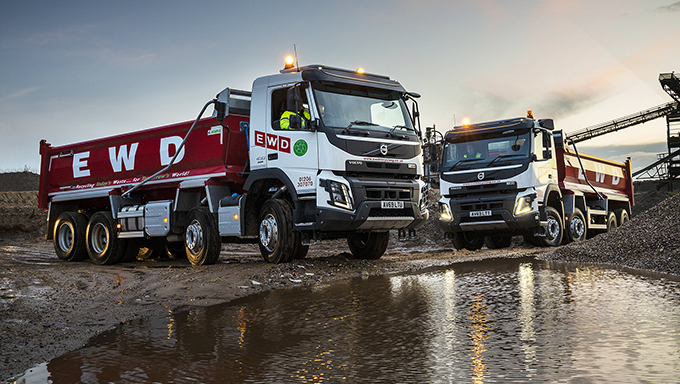 EWD RECYCLING PLACES CONFIDENCE IN VOLVO FMX EIGHT-WHEELERS