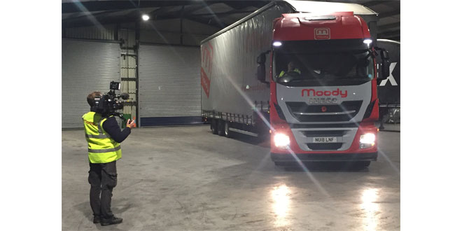 Moody Logistics driver Dave Blench prepares for BBC debut