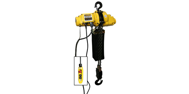OZ Lifting Expands Electric Chain Hoist Range