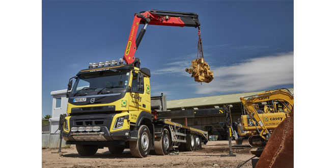 CASEY PLANT HIRE UPGRADES WITH NEW VOLVO FMX