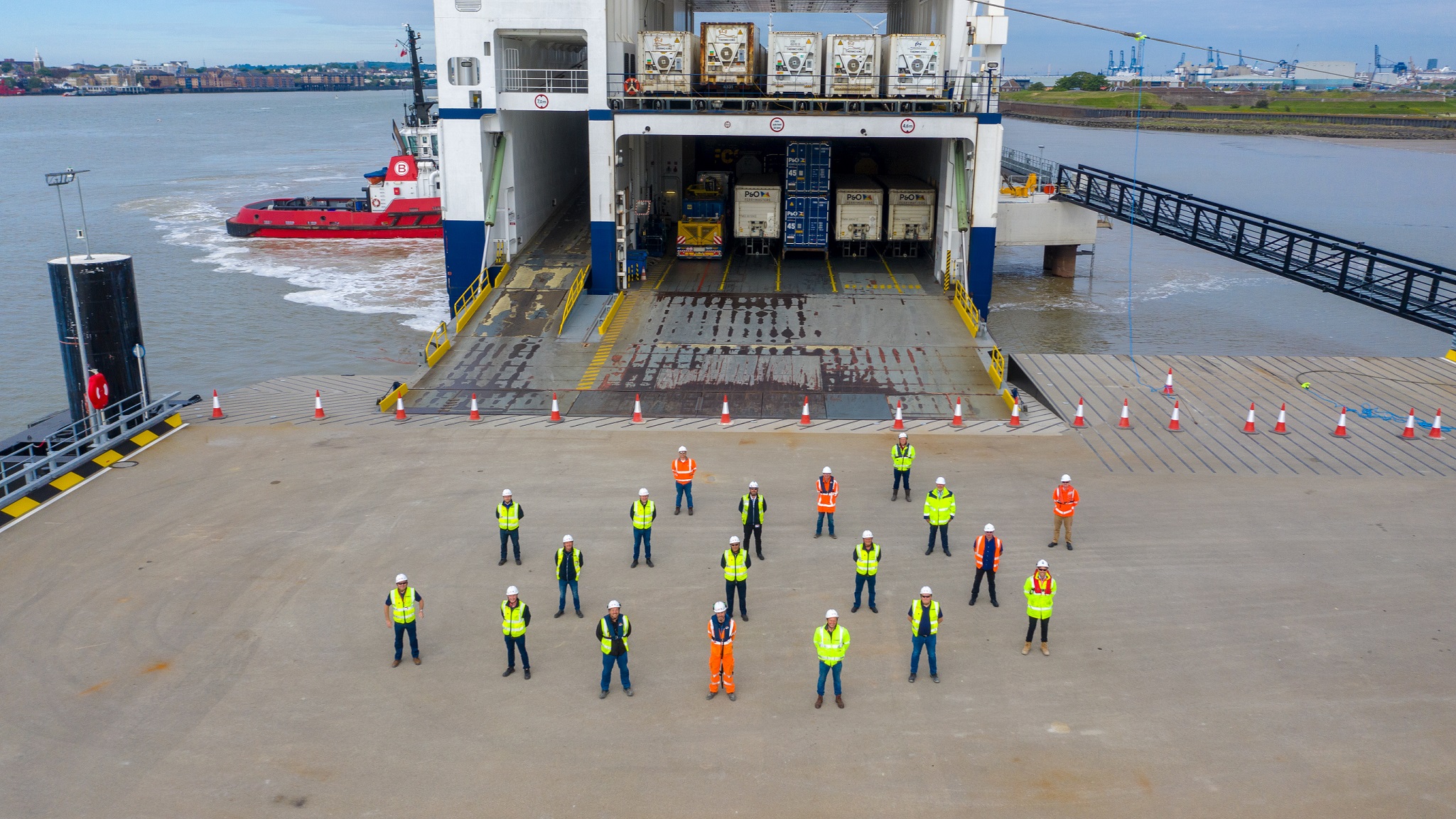 New freight ferry port passes dress rehearsal