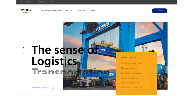P&O FERRYMASTERS LAUNCHES NEW WEBSITE WITH MARKET LEADING ACCESS AND FUNCTIONS