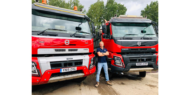 Tipper operator keeps the wheels turning with remote tacho download from TruTac