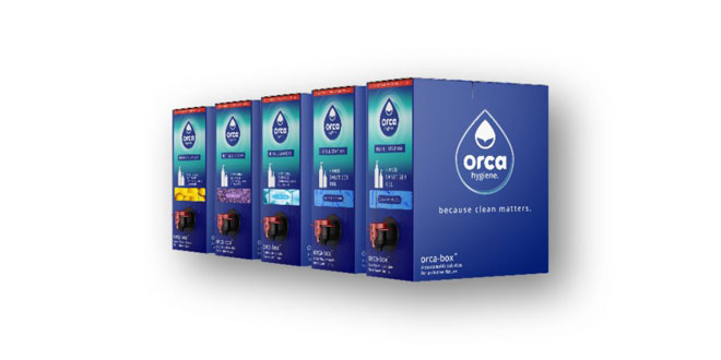 ORCA HYGIENE LAUNCHES RECYCLABLE WINE BOX DISPENSER OF SANITISER GEL TO PROTECT FROM COVID