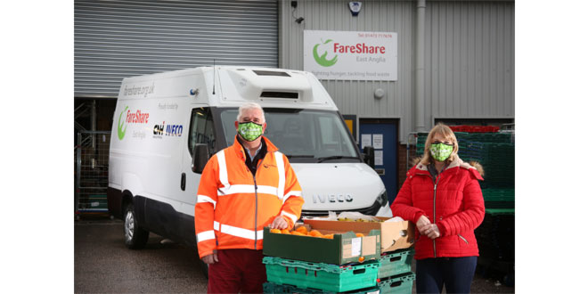 IVECO UK donates Daily van to food redistribution charity