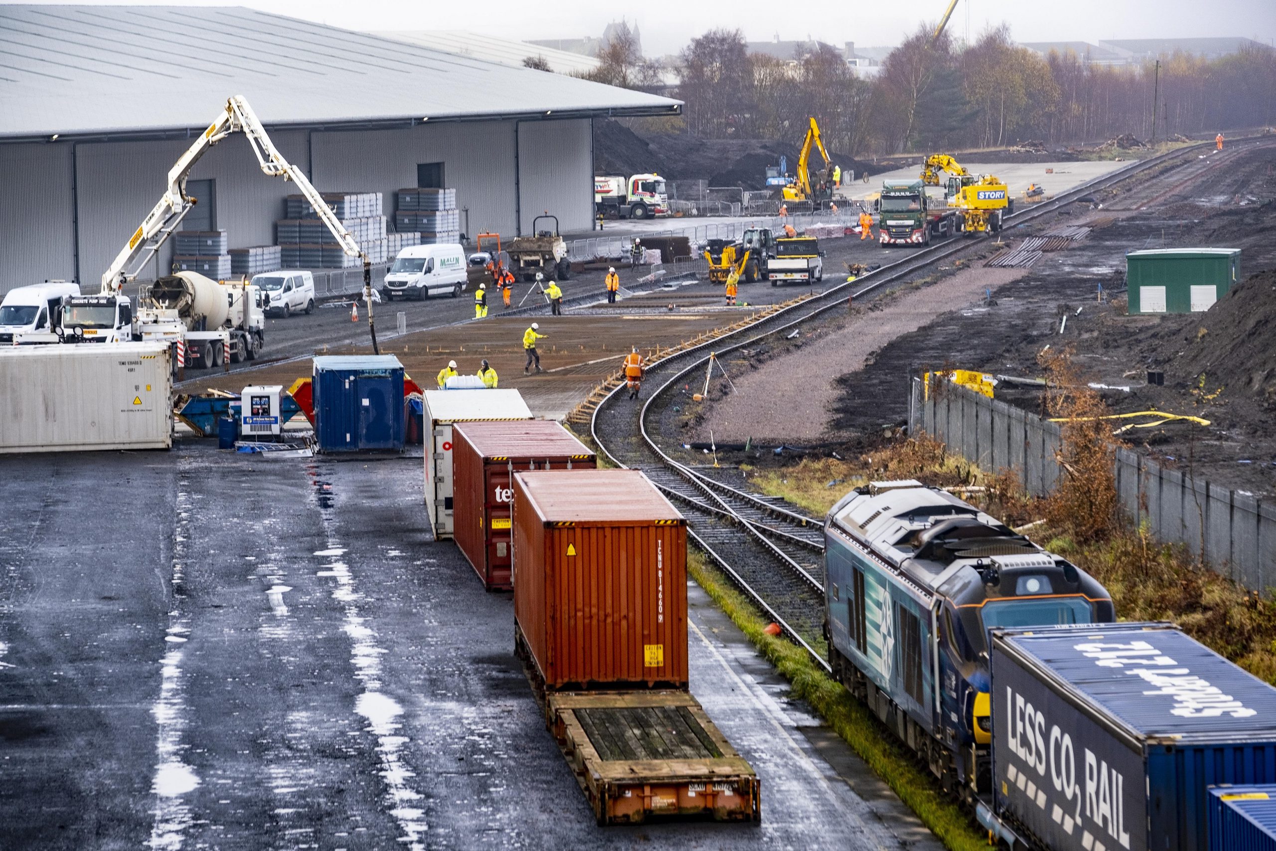 PORT OF GRANGEMOUTH INVESTS 3 MILLION GBP IN RAIL FACILITY AT SCOTLANDS LARGEST FREIGHT HUB