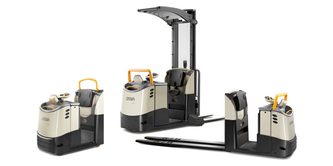Crown upgrades order pickers and tow tractors