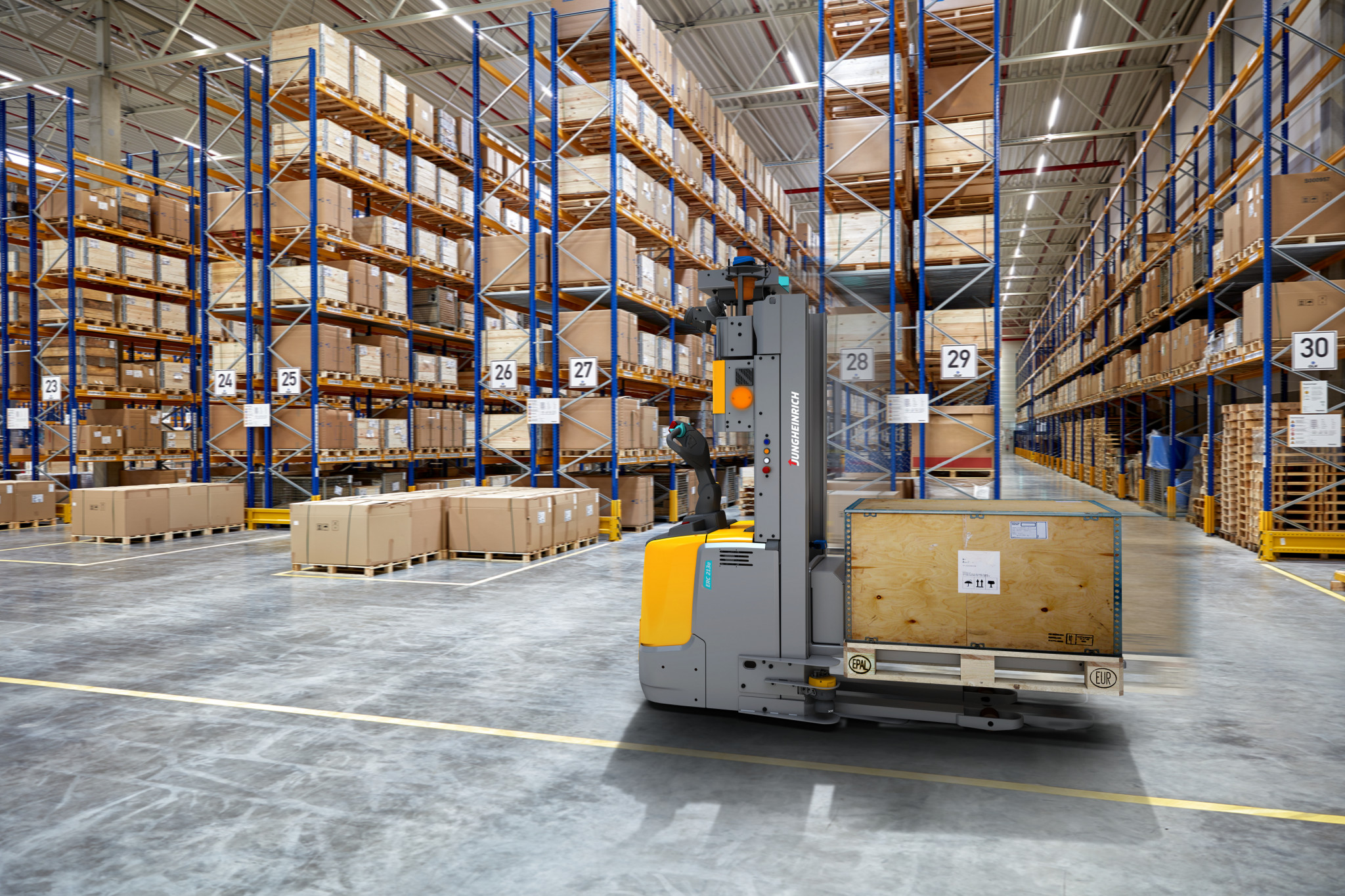 Jungheinrich`s automated solution for the BLG Logistics Group