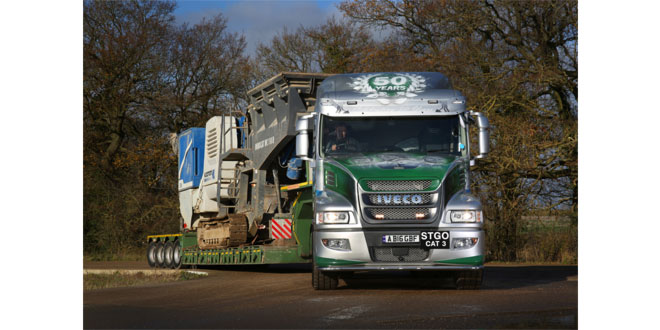 G&B Finch commission heavy-haulage bonneted IVECO Strator X-WAY for 50th Anniversary