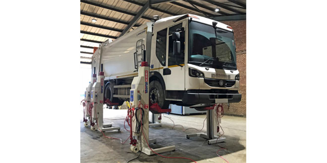 STERTIL KONI MOBILE COLUMN LIFTS SUPPORT NEW WORKSHOP