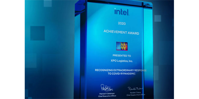 XPO Logistics Receives Intel Award for COVID-19 Response