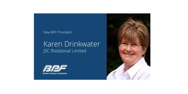 Karen Drinkwater Elected as New President of the British Plastics Federation