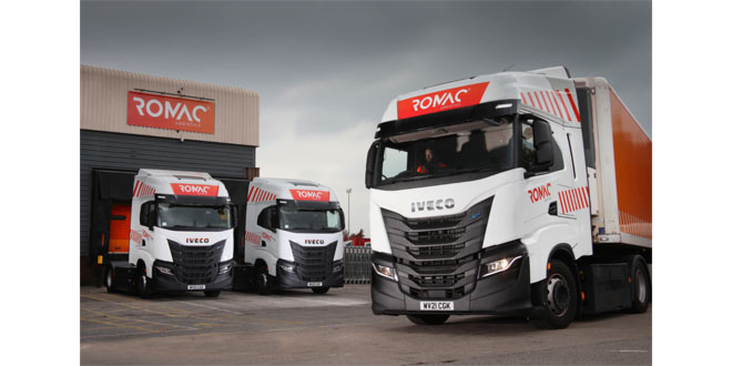 10 CNG-fuelled IVECO S-WAY NP 460 for Romac Logistics