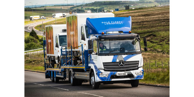 Dale Fleet Logistics’ tough new Mercedes-Benz Atego puts in the hard miles so electric vans don’t have to