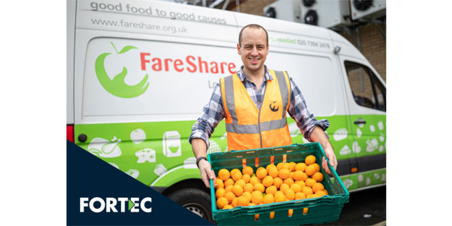 Fortec is working with FareShare to help fight hunger in the UK
