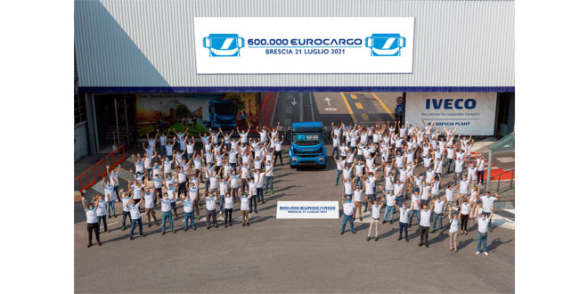 IVECO celebrates the 600,000th Eurocargo built at its iconic Brescia plant