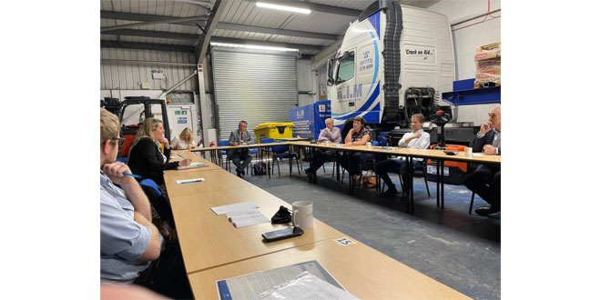 Minister meets with logistics UK and member organisation A.I.M Commercial Services in urgent recruitment push for hauliers