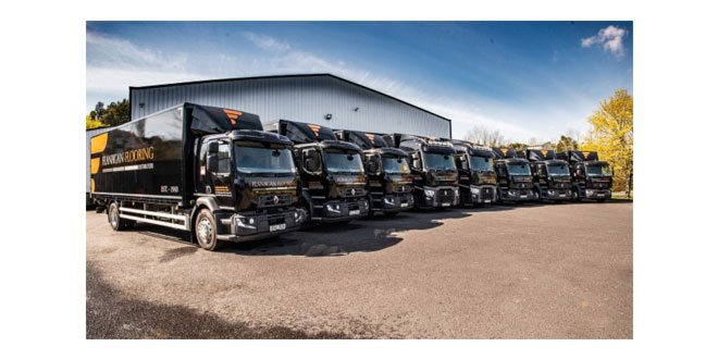 Renault trucks floors the competition in Flanagan Flooring fleet win