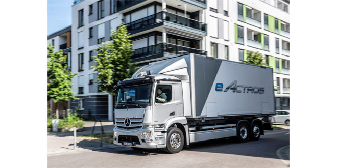 The eActros sets benchmarks in CO2-neutral goods transport