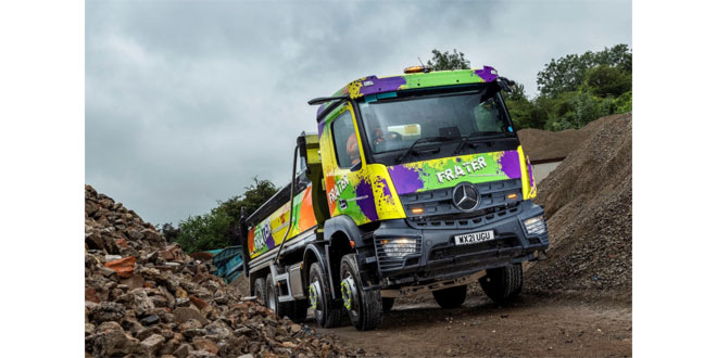 Frater Urban Quarry turns to City West Commercials for an 8x4 Mercedes-Benz Arocs thats a real blast