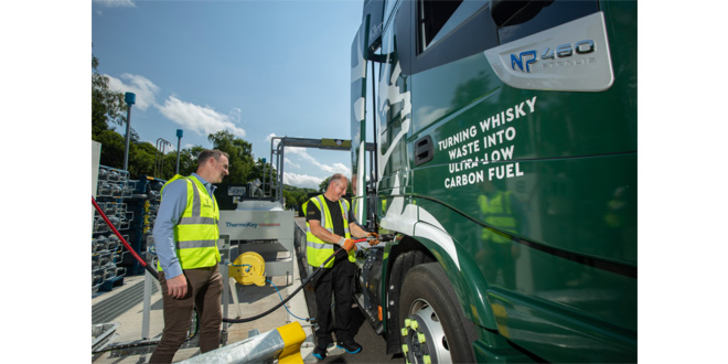 Scottish distiller Glenfiddich pioneers innovative decarbonisation of transport operations