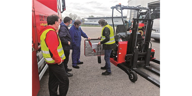 PALFINGER Noise reduction on Truck Mounted Forklifts thanks to the new Silent Pack