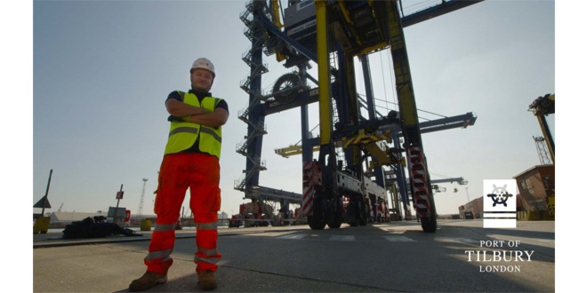 The Port of Tilbury’s video reveals what it’s like to be a straddle carrier driver